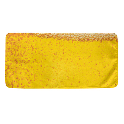 Beer With Foam Print Towel