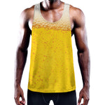 Beer With Foam Print Training Tank Top