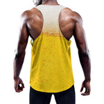 Beer With Foam Print Training Tank Top