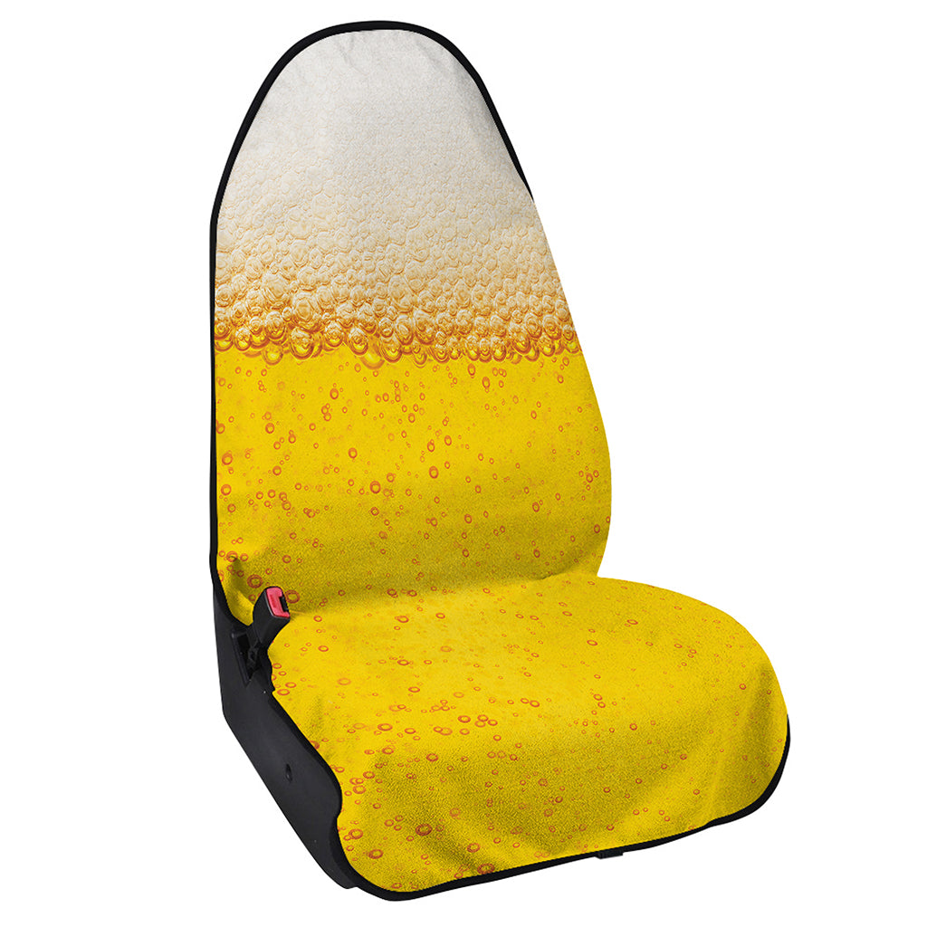 Beer With Foam Print Waterproof Car Seat Cover