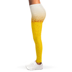 Beer With Foam Print Women's Leggings