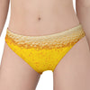 Beer With Foam Print Women's Panties