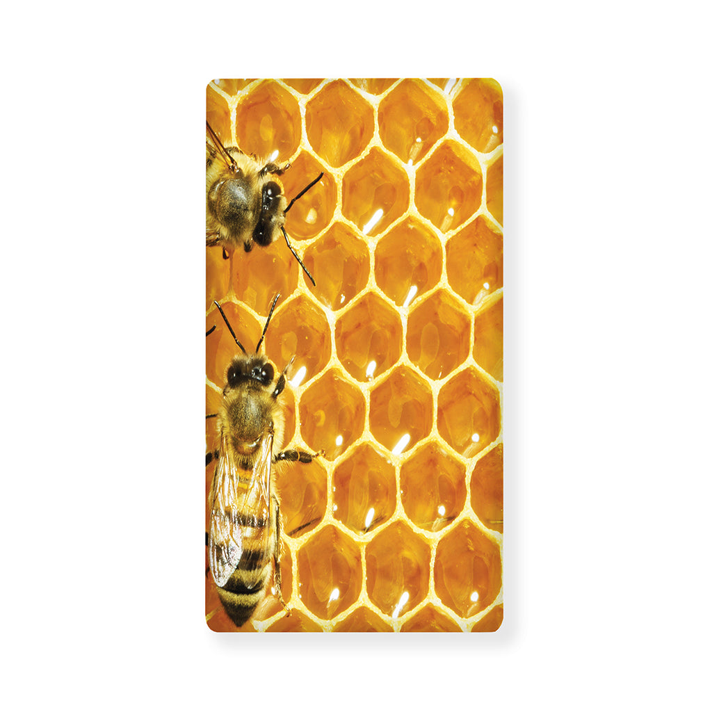 Bees And Honeycomb Print Baby Crib Sheet