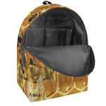 Bees And Honeycomb Print Backpack