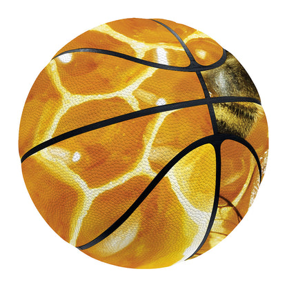 Bees And Honeycomb Print Basketball