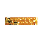 Bees And Honeycomb Print Bed Runner