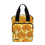 Bees And Honeycomb Print Bible Tote Bag