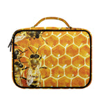 Bees And Honeycomb Print Briefcase Bible Bag