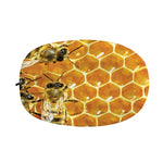 Bees And Honeycomb Print Car Side Mirror Covers