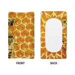 Bees And Honeycomb Print Changing Pad Cover