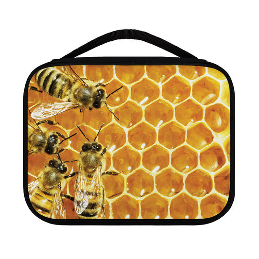 Bees And Honeycomb Print Classic Bible Case