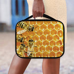 Bees And Honeycomb Print Classic Bible Case