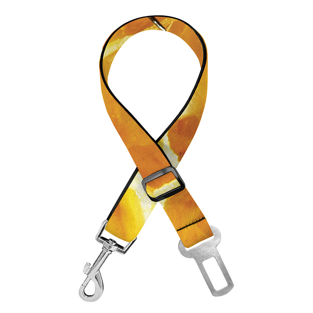 Bees And Honeycomb Print Dog Seat Belt
