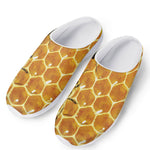 Bees And Honeycomb Print Mesh Casual Shoes