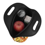 Bees And Honeycomb Print Neoprene Lunch Bag