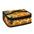 Bees And Honeycomb Print Small Lunch Bag