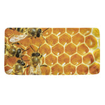 Bees And Honeycomb Print Towel