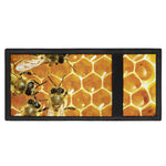 Bees And Honeycomb Print Trifold Wallet