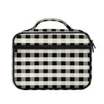 Beige And Black Buffalo Check Print Briefcase Bible Bag