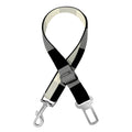 Beige And Black Buffalo Check Print Dog Seat Belt