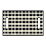 Beige And Black Buffalo Check Print Golf Cart Seat Cover