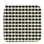 Beige And Black Buffalo Check Print Hand Towel