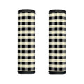 Beige And Black Buffalo Check Print Handle Covers