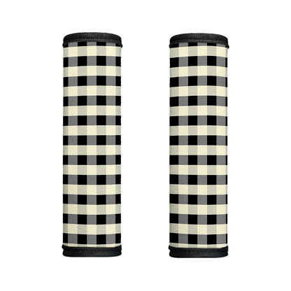 Beige And Black Buffalo Check Print Handle Covers