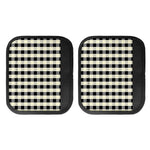 Beige And Black Buffalo Check Print Handle Covers