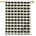 Beige And Black Buffalo Check Print House Flag