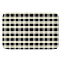 Beige And Black Buffalo Check Print Indoor Door Mat