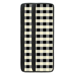 Beige And Black Buffalo Check Print Refrigerator Handle Covers