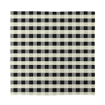 Beige And Black Buffalo Check Print Silk Bandana