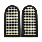 Beige And Black Buffalo Check Print Skillet Handle Cover