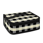 Beige And Black Buffalo Check Print Small Lunch Bag
