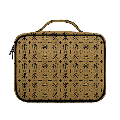 Beige And Black Orthodox Pattern Print Briefcase Bible Bag