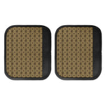 Beige And Black Orthodox Pattern Print Handle Covers