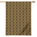 Beige And Black Orthodox Pattern Print House Flag