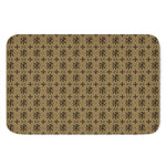 Beige And Black Orthodox Pattern Print Indoor Door Mat
