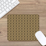 Beige And Black Orthodox Pattern Print Mouse Pad