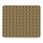 Beige And Black Orthodox Pattern Print Mouse Pad