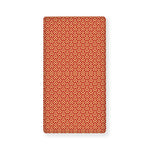 Beige And Red Japanese Pattern Print Baby Crib Sheet