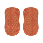 Beige And Red Japanese Pattern Print Bar Stool Covers
