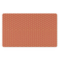 Beige And Red Japanese Pattern Print Polyester Doormat