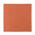 Beige And Red Japanese Pattern Print Silk Bandana
