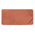 Beige And Red Japanese Pattern Print Towel