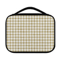 Beige And White Gingham Pattern Print Classic Bible Case