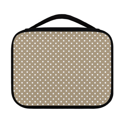 Beige And White Polka Dot Pattern Print Classic Bible Case