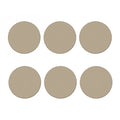 Beige And White Polka Dot Pattern Print Coaster Set