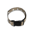 Beige And White Polka Dot Pattern Print Dog Collar